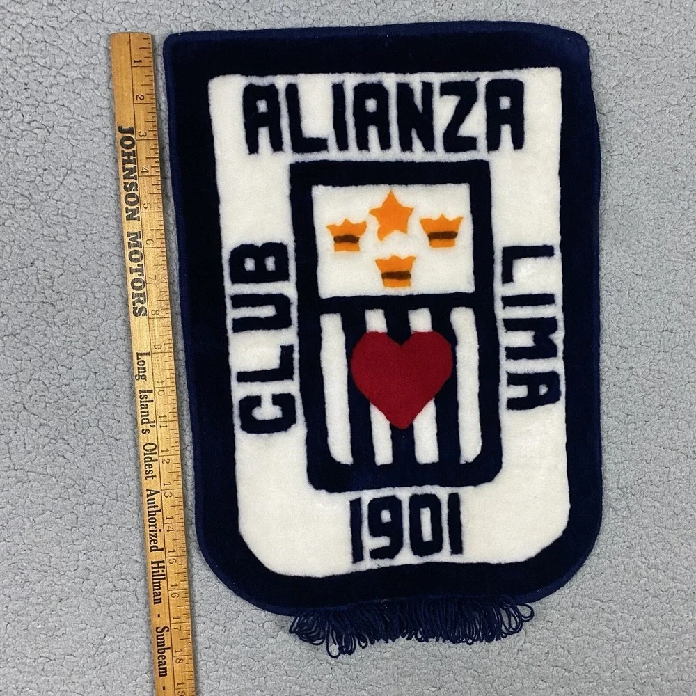 Alianza Lima Peru Game Pennant Exchangesoccer Dutbol Football 1901 Thick Rare‎